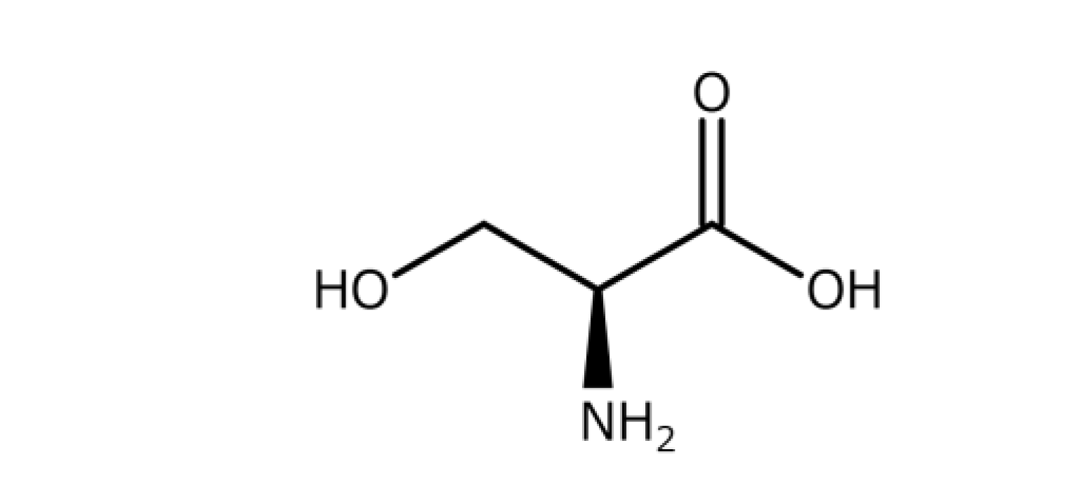 セリンの構造式