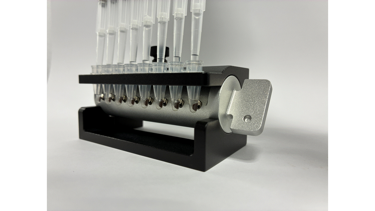 Magtrap-Pが集磁する様子